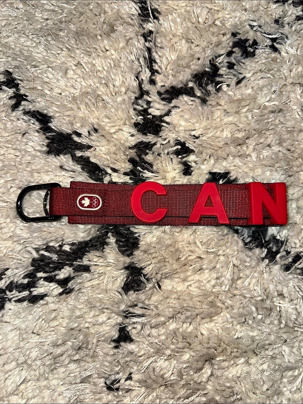 lululemon Red Logo keychain